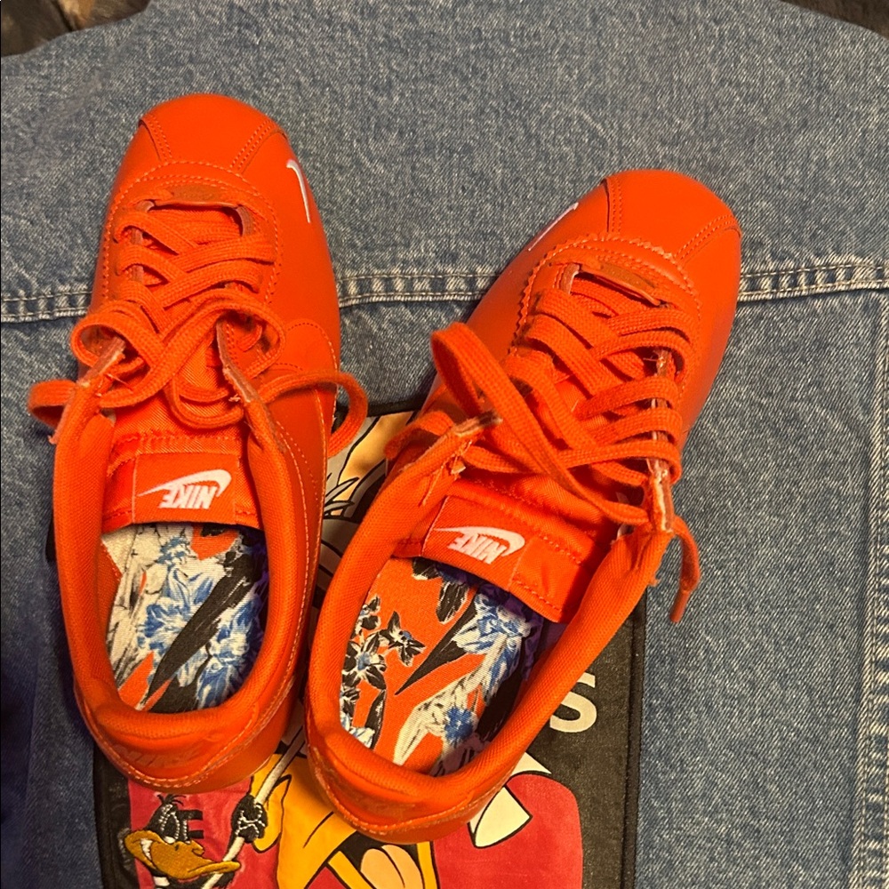 Nike Bright Red Athletic Shoes